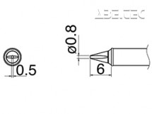 Spájkovací hrot T31-01WD08