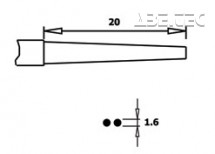 Úchopovej kliešte PN 5025/1, ploché