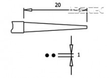 Úchopovej kliešte PN 5025/3 D, ploché, ESD