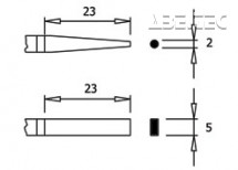 Úchopovej kliešte PN 5028 D, ESD