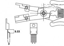 Kliešte na IO PN 5050/38 D, ESD