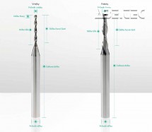 Vrták na DPS MU42S, Ød:0,20mm, L2:4,0mm