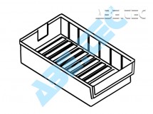 Zásobník L-04, 175 x 92 x 59 mm, transparentný