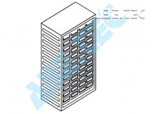 Skriňa na ukladanie malých súčiastok 551-4 ESD