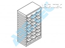 Skriňa na ukladanie malých súčiastok 554 ESD