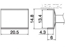 Odpájací tunel 13,4x20,5 T15-1009