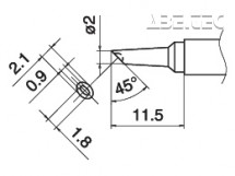 Spájkovací hrot T15-BCM2