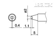 Spájkovací hrot T15-D2