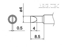 Spájkovací hrot T15-D4