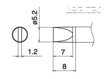 Spájkovací hrot T15-D52