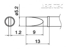 Spájkovací hrot T15-DL52