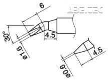 Spájkovací hrot T15-JD16 -1,6JD