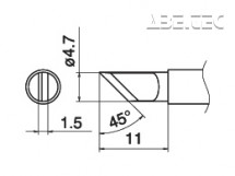 Spájkovací hrot T15-KL