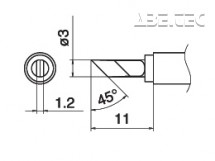 Spájkovací hrot T15-KU