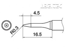 Spájkovací hrot T15-SB03 -0,3SB