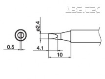 Spájkovací hrot T17-D24