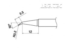 Spájkovací hrot T17-J02