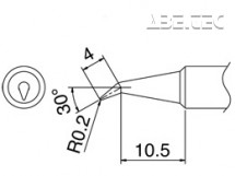 Spájkovací hrot T18-BR02