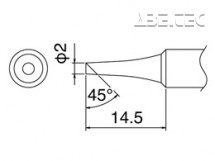 Spájkovací hrot T18-CF2