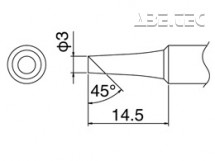 Spájkovací hrot T18-CF3