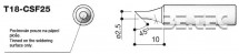 Spájkovacie hroty T18-CSF25