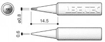 Spájkovací hrot T18-D08