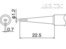 Spájkovací hrot T18-DL12