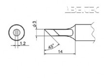 Spájkovací hrot T20-KU