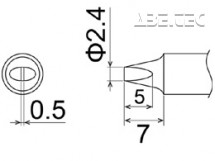 Spájkovacie hroty T22-D24