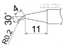 Spájkovací hrot T22-J02