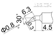 Spájkovací hrot T22-JD08