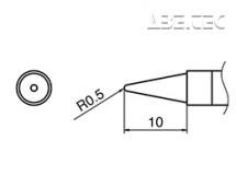 Spájkovací hrot HAKKO T36-B2/0.5B