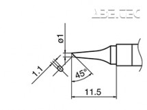 Spájkovací hrot HAKKO T36-BC1/1BC