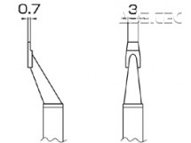 Spájkovací hrot T8-1013 3L