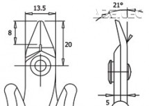 Strihacie kliešte TR 25 15 L D, ESD