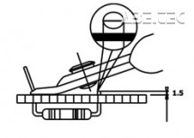 Strihacie kliešte TR 30 15 D, ESD