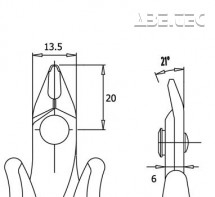 Strihacie kliešte TR 30 58 R