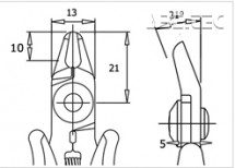 Strihacie kliešte TR 5000 R D, ESD