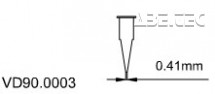 Plastový hrot 0,41 mm VD90.0003, 50ks/bal