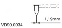 Dávkovacia ihla 1,19 mm VD90.0034, 50ks/bal
