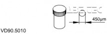 Olovnaté spájkovacie guličky VD90.5010 0,45 mm