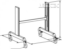 Vozík Fitter 's Trolley, rám, C73041000