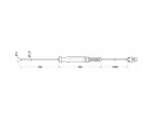 Teplotný snímač Greisinger GOF 500, typ K, -65 až +500 °C, 100870