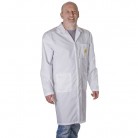 DESCO Europe - ESD laboratórny plášť, biely, veľkosť XS, 72150