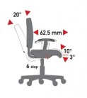 Mechanizmus TS (tension soft) - synchronizovaný sklon sedadla/operadla, posuvného sedadla, záporného sklonu sedadla