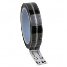 DESCO Europe - ESD lepiaca páska Wescorp , priehľadná, so symbolmi, celulózová, 24mmx65,8m, 242272