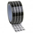 DESCO Europe - ESD lepiaca páska Wescorp , priehľadná, so symbolmi, celulózová, 48mmx65,8m, 242273