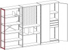 Koncový rám 600x2000, otvorený 851725-49