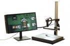  - Digitálny priemyselný mikroskop U3, objektív 50 mm, monitor na stojane