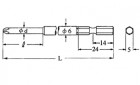 Bit V14D030075 V-14 (3.0x30)-No.0-(6)-75